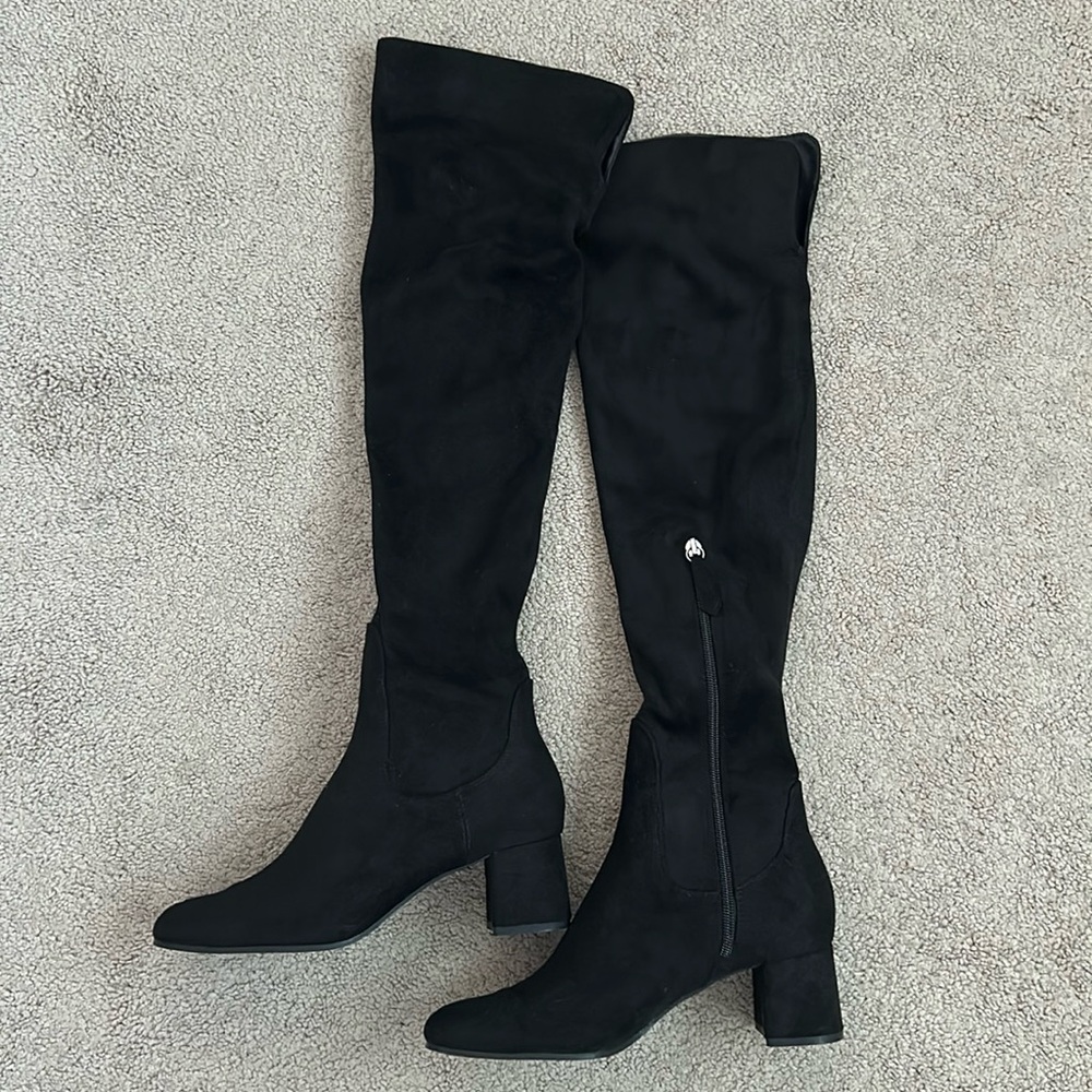 ZARA Black Knee High Boots